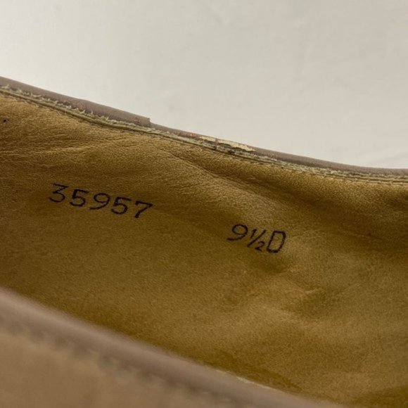 Giorgio Brutini Cap Toe Leather Dress Shoes Mens Size 9.5 Tan Brown Lace Up Shoe main image 6